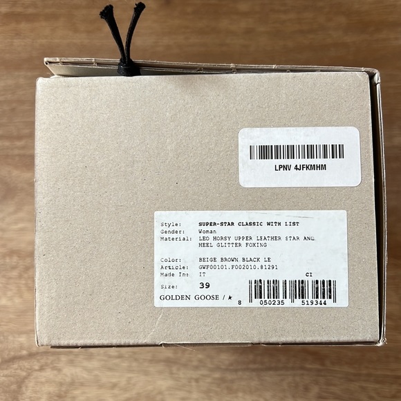 Golden Goose Leopard-Pattern Pony Hair & Leather Sneakers EU 39 US 9 - Picture 13 of 13